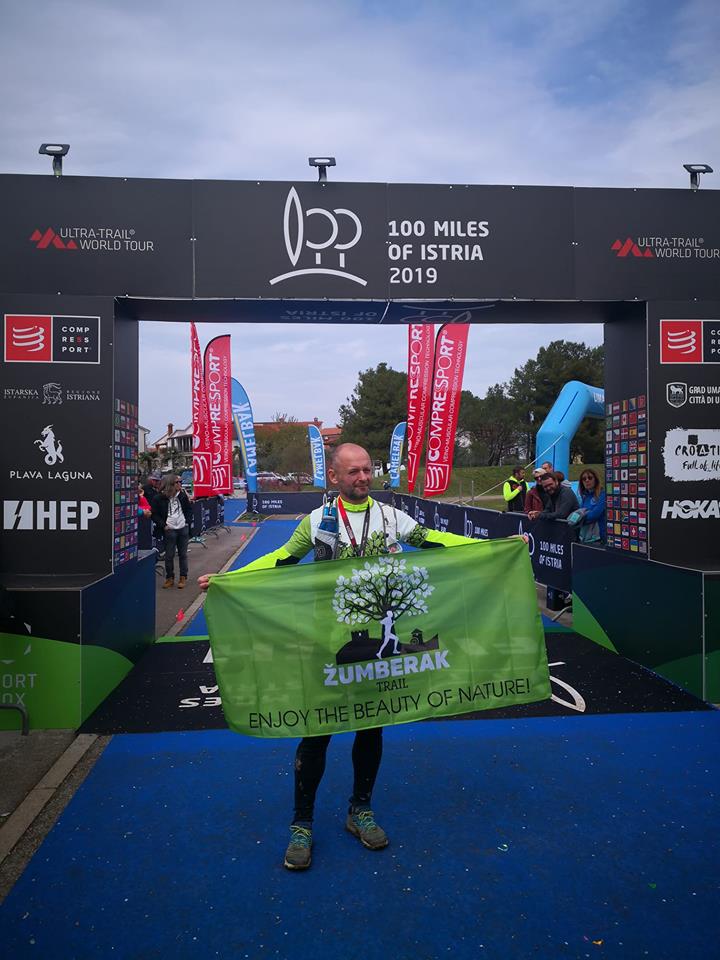 Tomislav Budinšćak u cilju 100 milja Istre